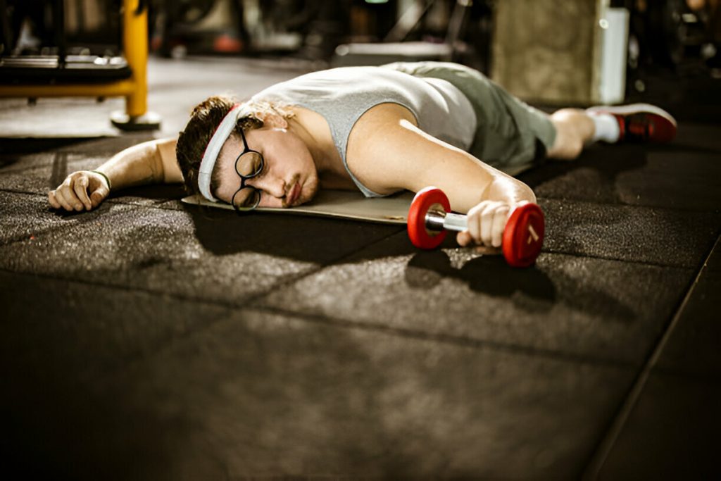 insônia pós treino